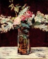 lilas et roses Eduard Manet Fleurs impressionnistes